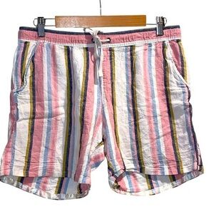 NA XXXX  ???? Multicolor Stripe Pull-on Shorts Pockets